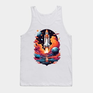 Space Shuttle Launch Vibes! Tank Top